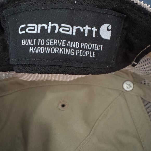 Carhartt Buffalo  Mesh Back Hat Color Medium Beige - Unisex - Picture 6 of 6